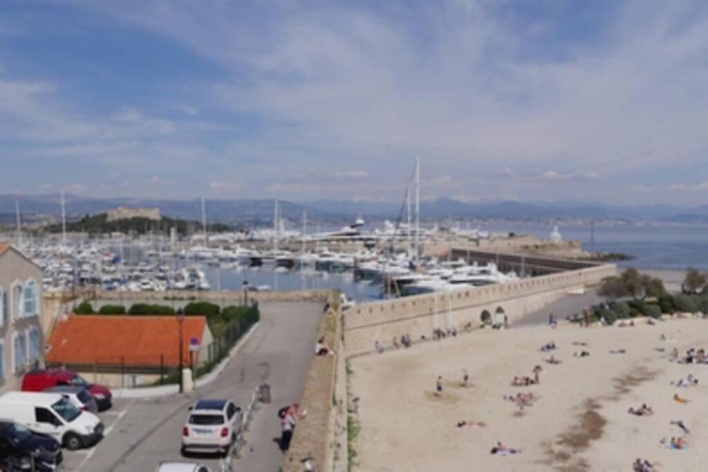 Bord De Mer - Ac, Wifi, Chic, Sea View, Beach 2 Minutes Walk Αντίμπ Εξωτερικό φωτογραφία
